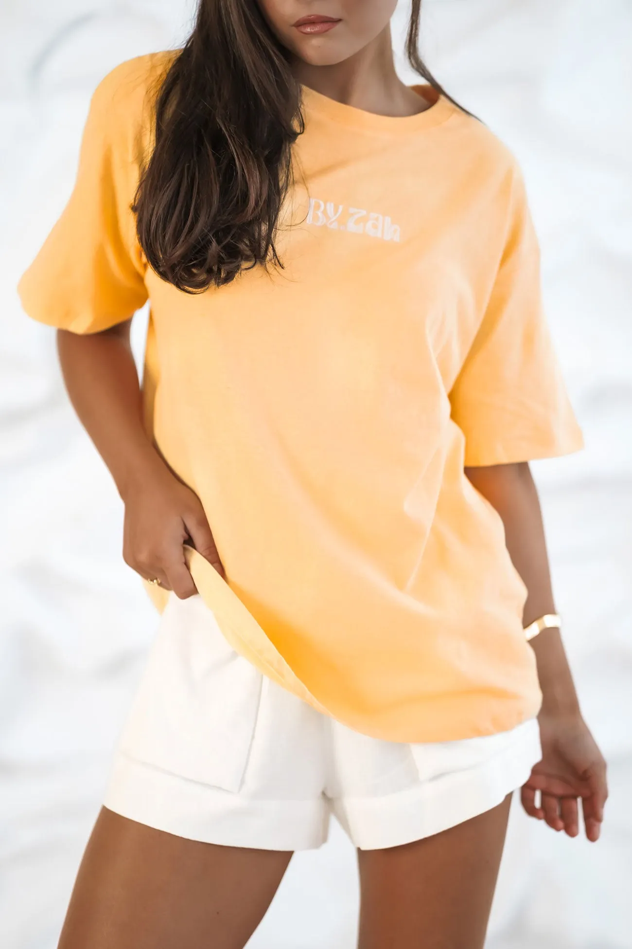 ZAH ZAH Logo Tee Yellow City Smart