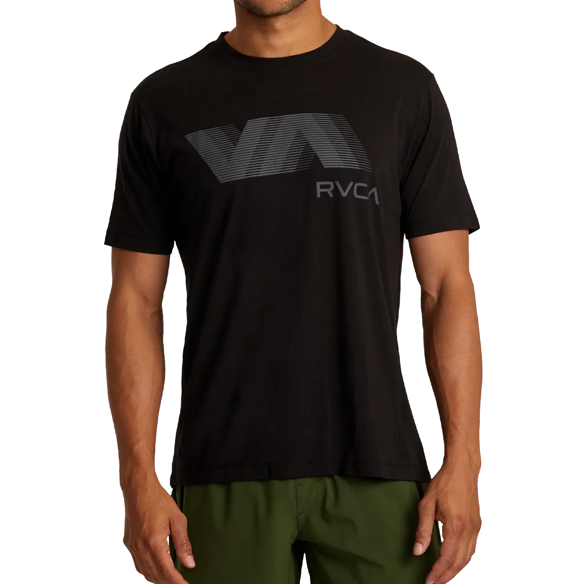 Men's VA RVCA Blur Tee MoistureWicking Soft and Flexible