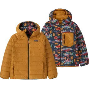 Strong Zip Lifestyle Wear Youth Reversible Down Sweater Hoody