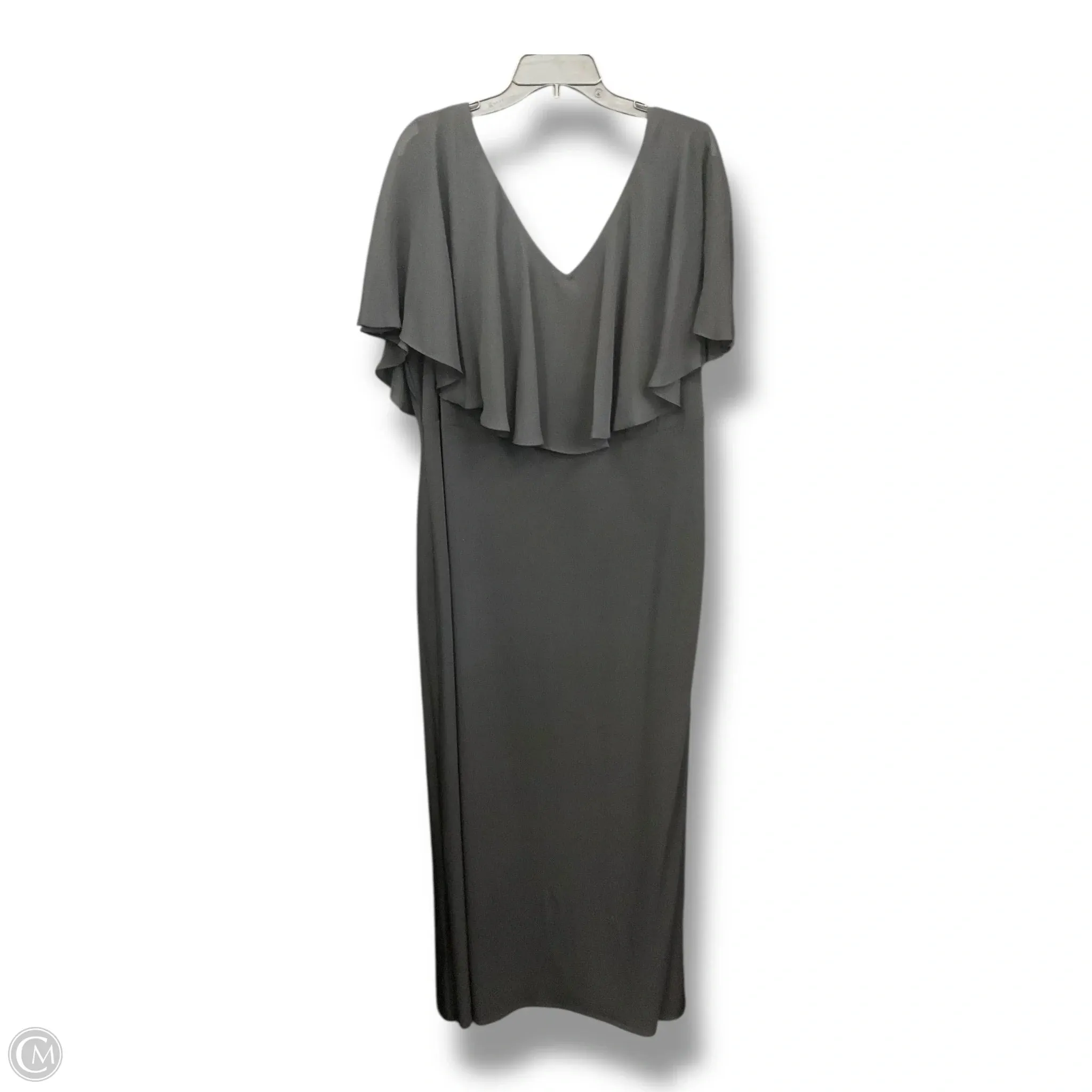 Dual Tones Classic Style Dress Casual Maxi By Connected Apparel In Black, Size: 24