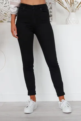 Anytime Fit Gym Ready Slim Teen Outfit A High Skinny Ankle Basher Jean Black Magic