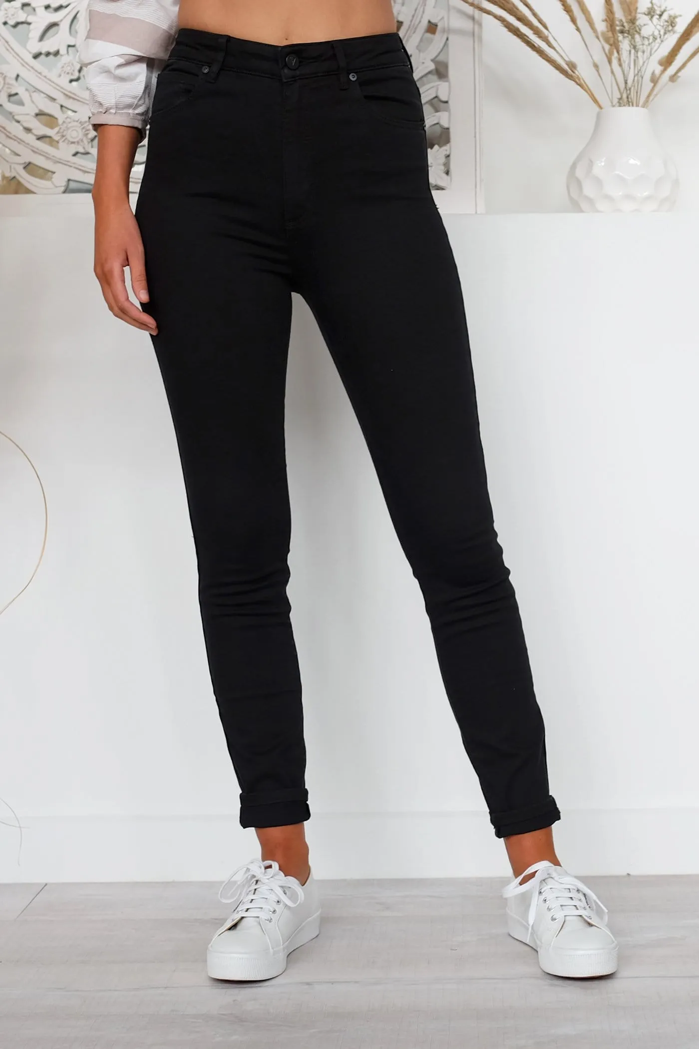 Quick Match A High Skinny Ankle Basher Jean Black Magic