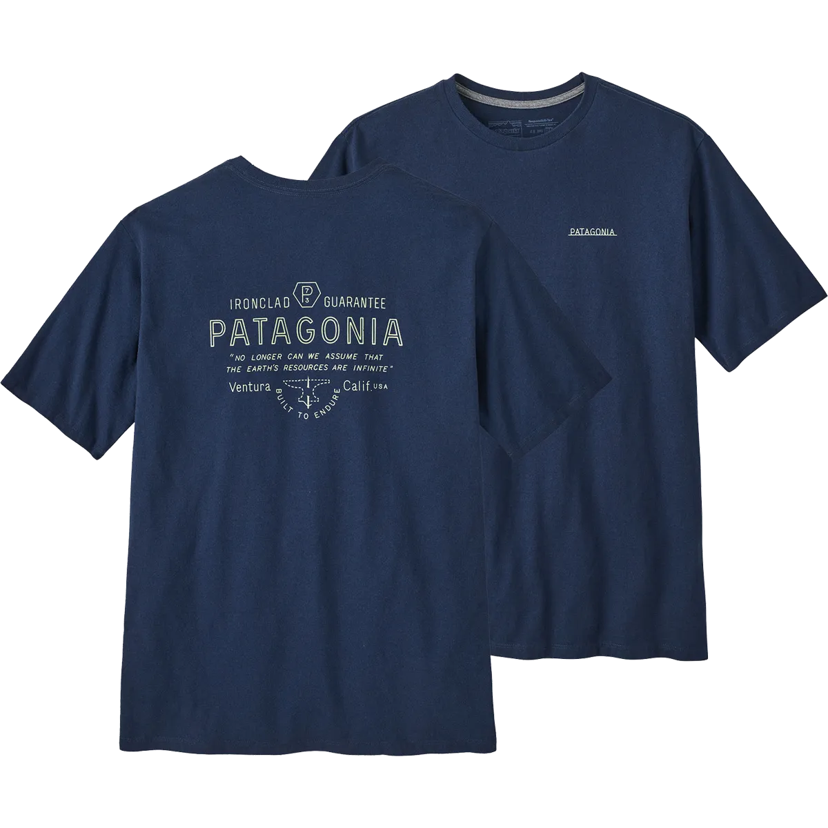 Loose fitting comfort Flattering Shape Men's Forge Mark Responsibili-Tee