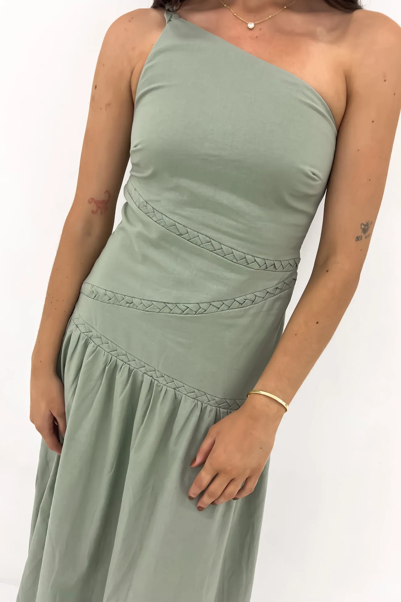 Casual and Stylish Carwyn Maxi Dress Khaki