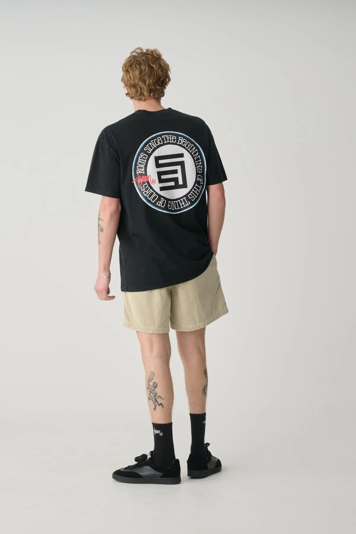 Cord Coast Boxer Washed Sand Socks