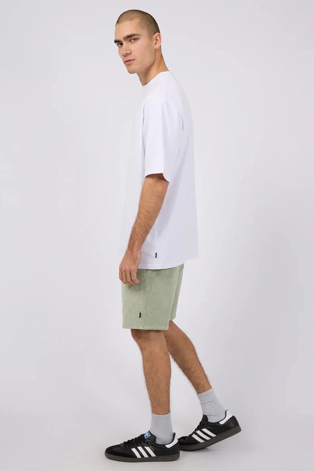 Cord Short Light Green Durable Hem Finishing