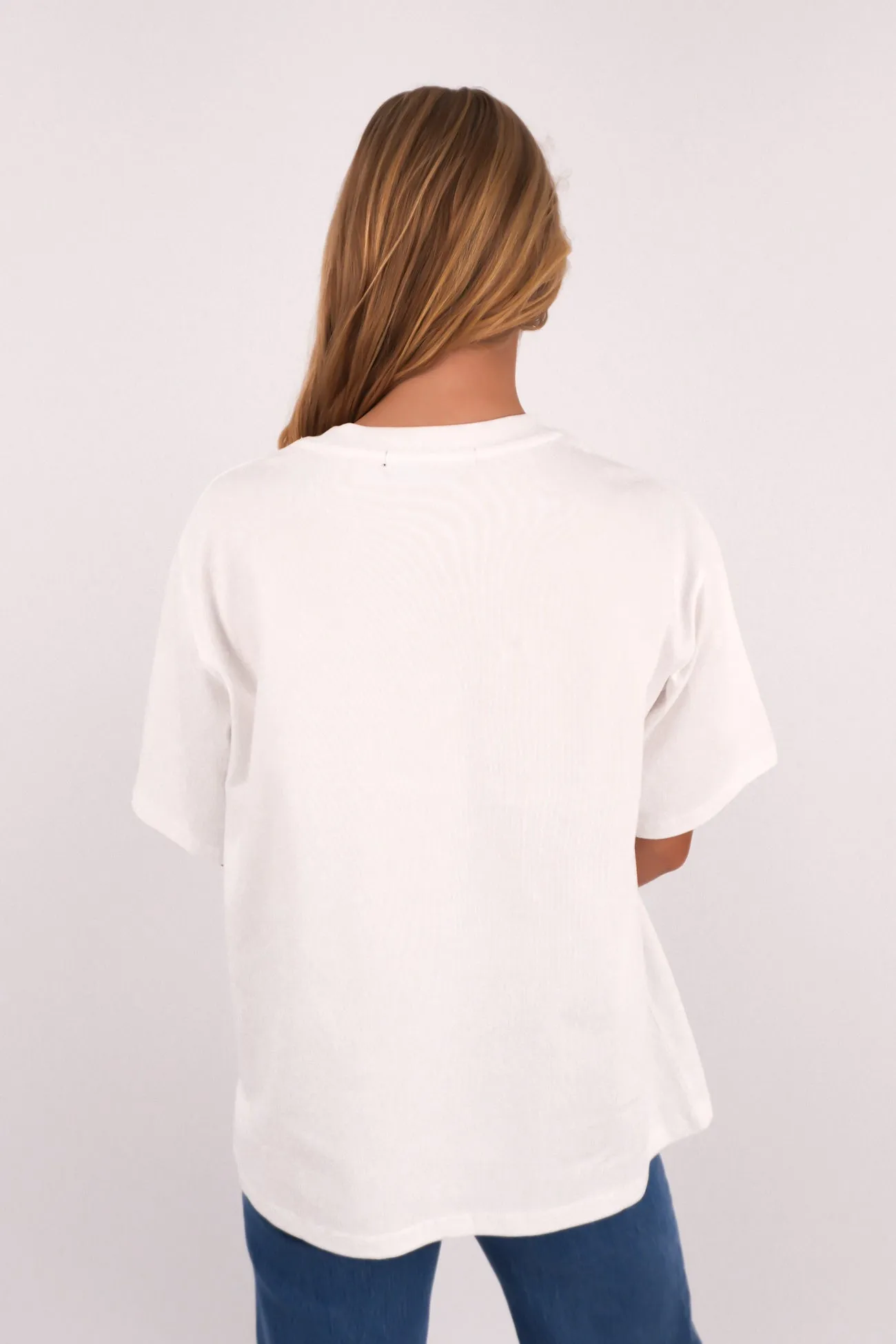 All-day style Classic Layering Core Oversized Tee White