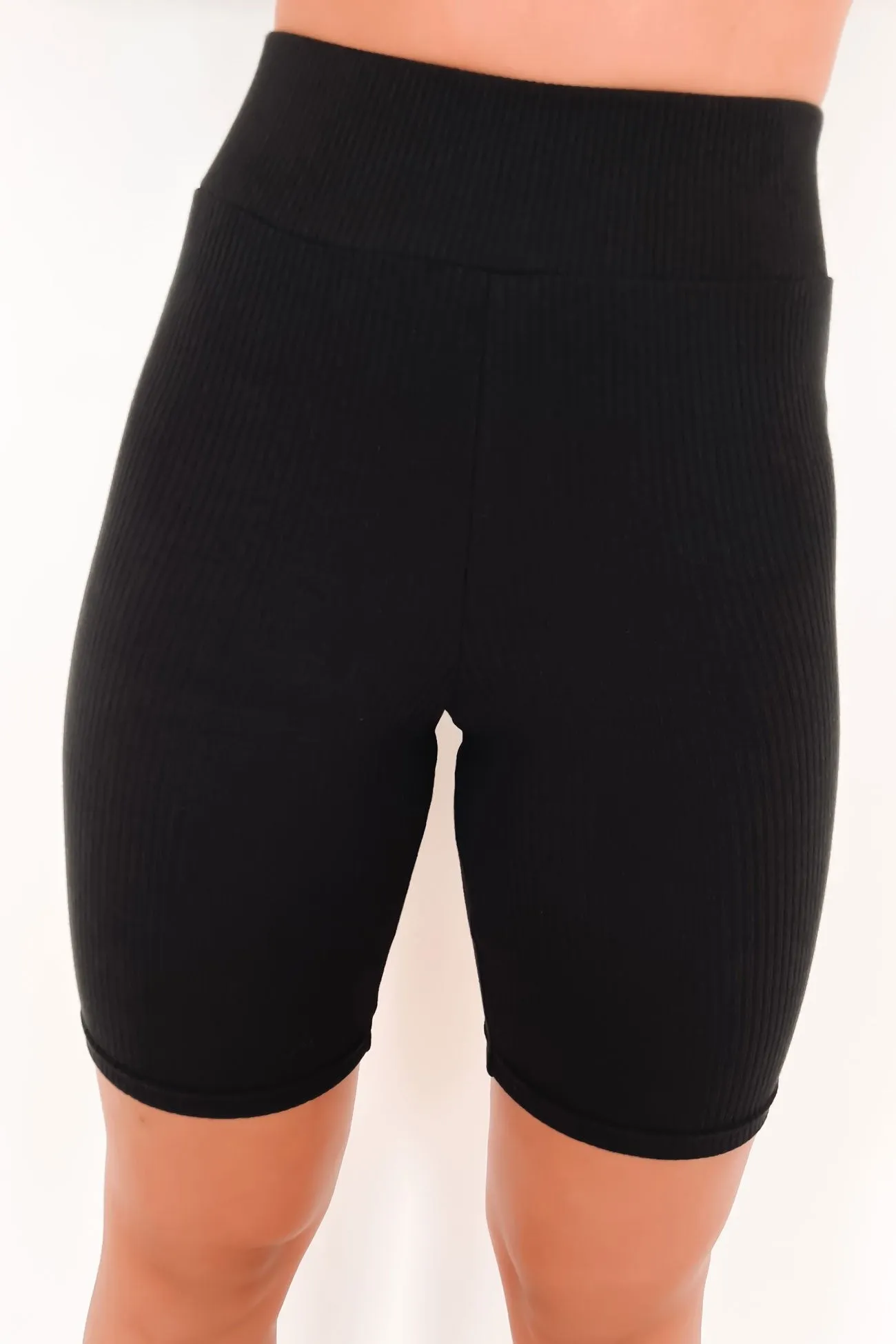 Core Ribbed Bike Short Black fishing outfit UPF Protection