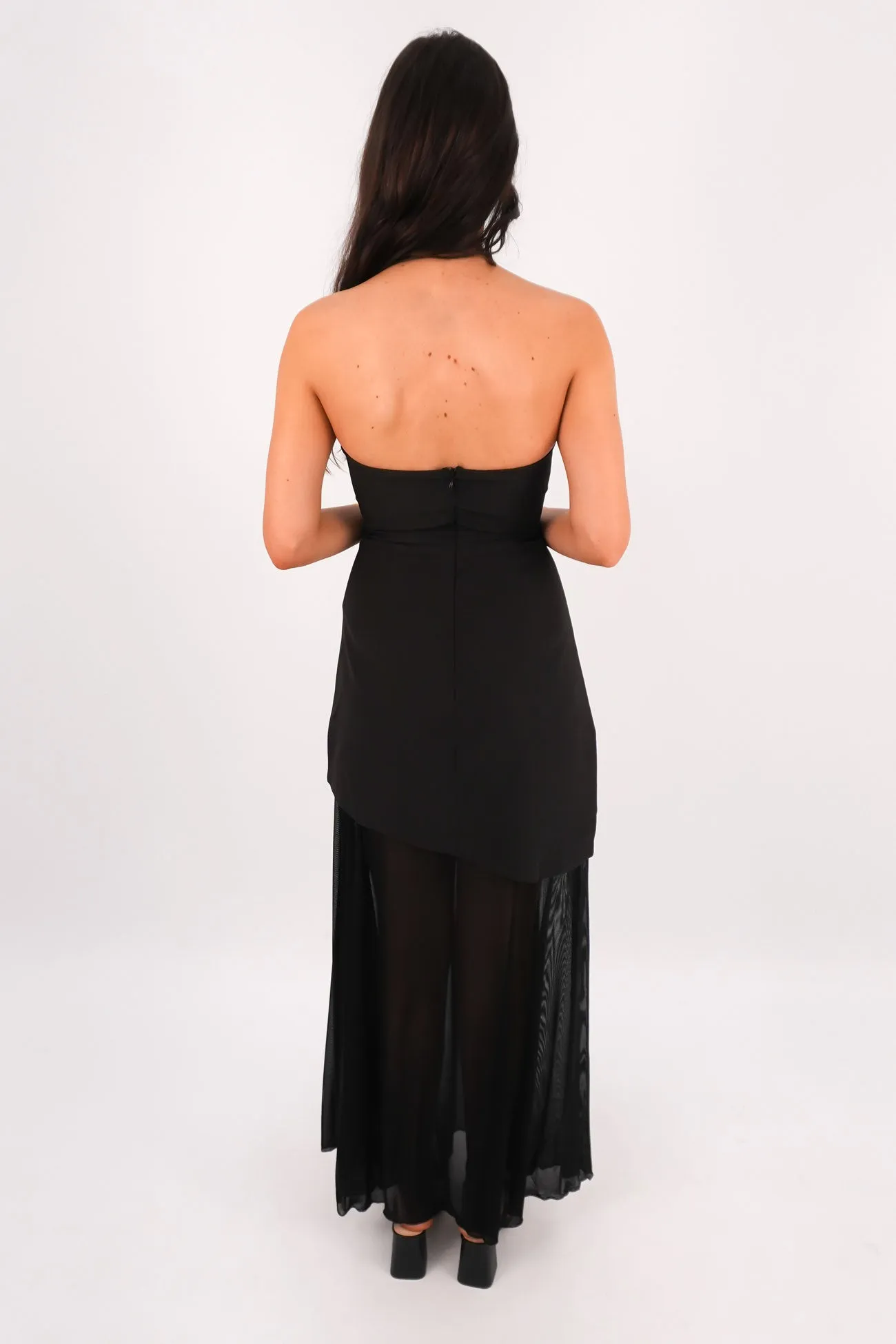 Vibrant Style Alessia Midi Dress Black