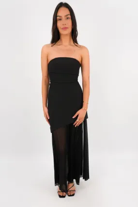 Brunch Tone Alessia Midi Dress Black