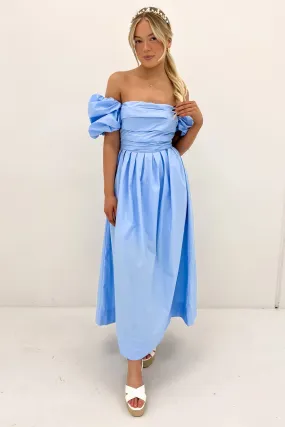 Love Blend Dempsey Midi Dress Blue