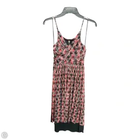 Dress Casual Midi By Free People In Black & Red, Size: M All Moments Fit Easy