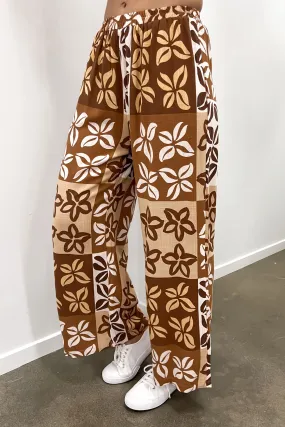 Relaxed Wear Clara Pant Brown Milan