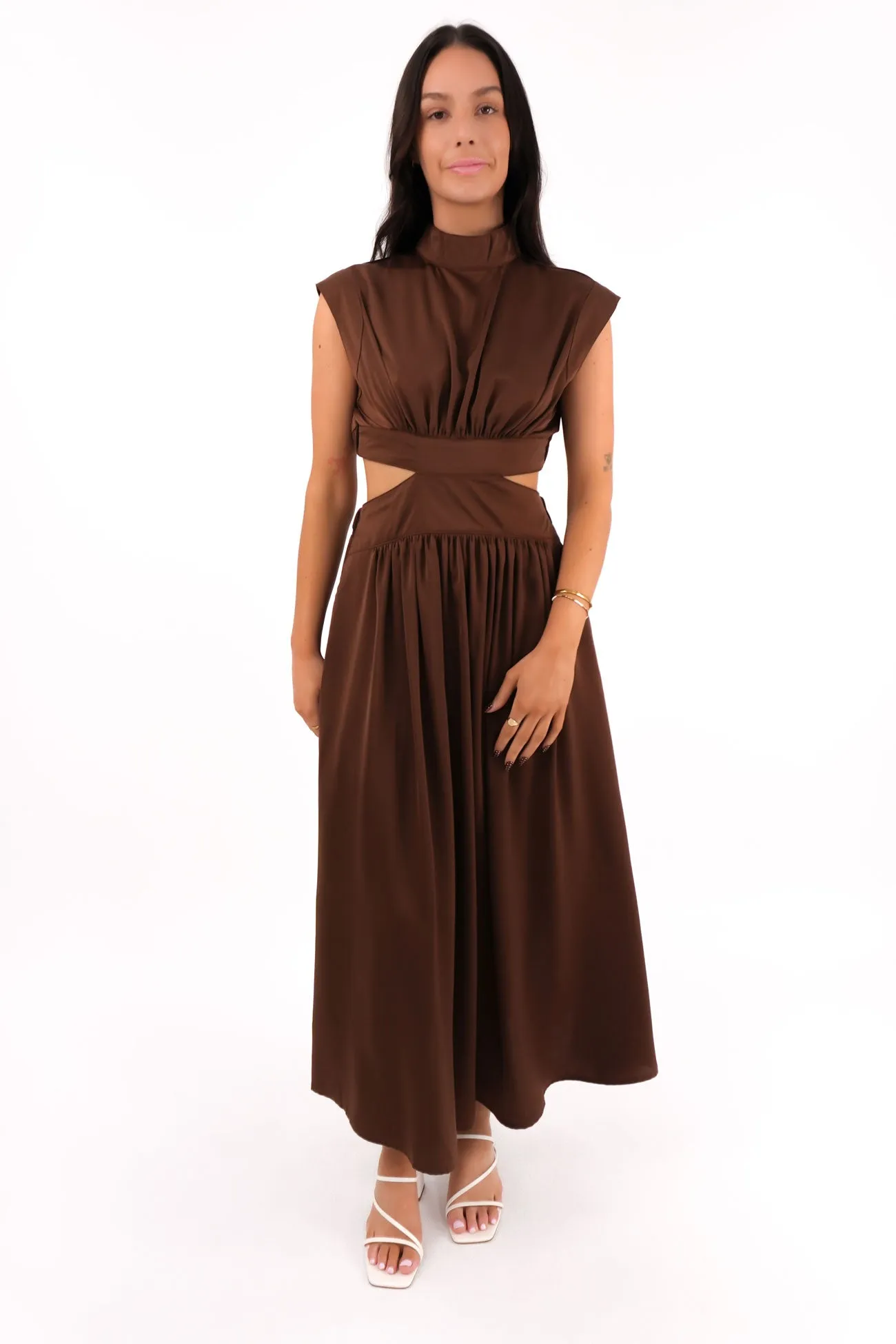 Carmen Maxi Dress Chocolate Daily Ready Magic Day