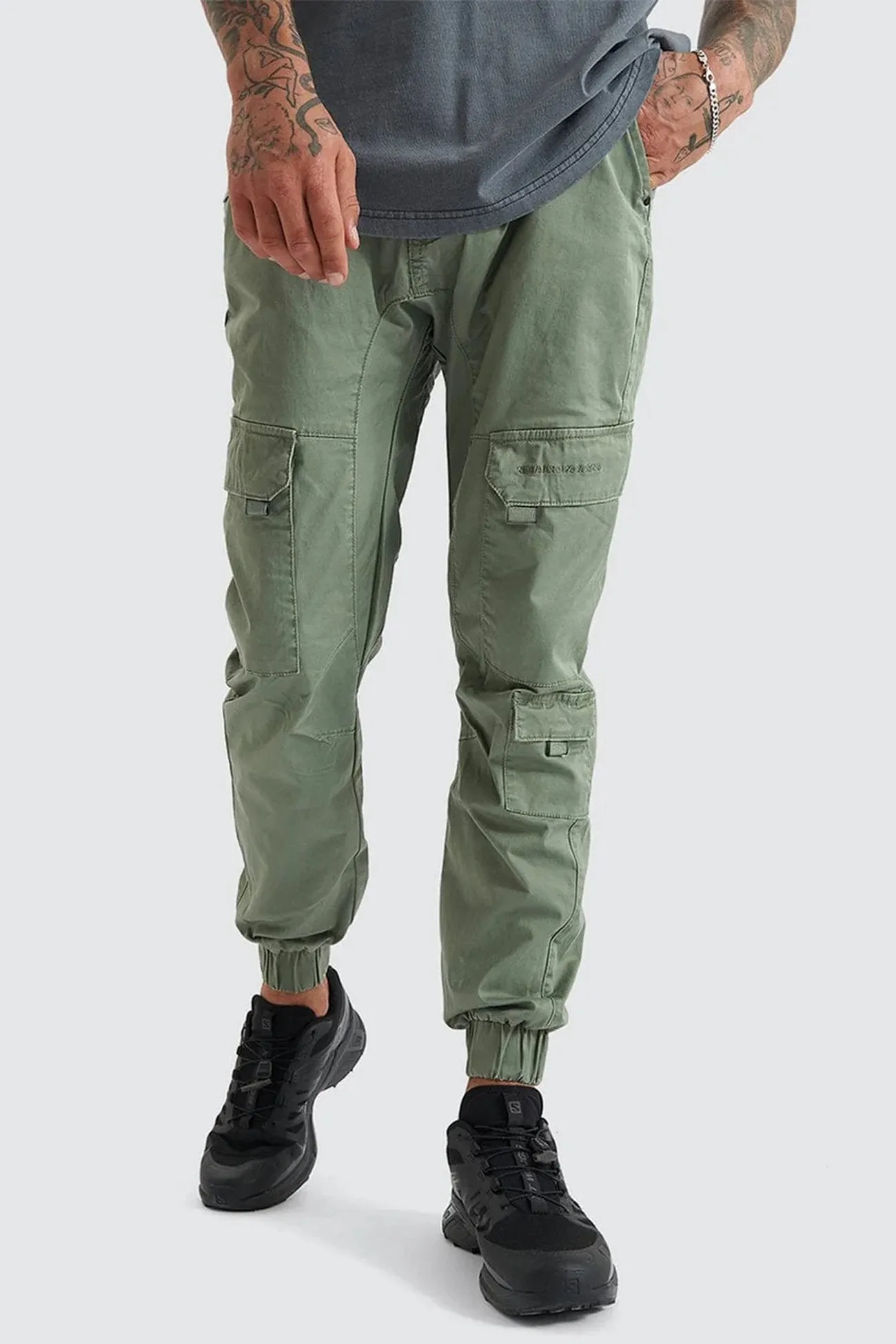 F100 Cargo Jogger Khaki Everyday Must-have WaterRepellent
