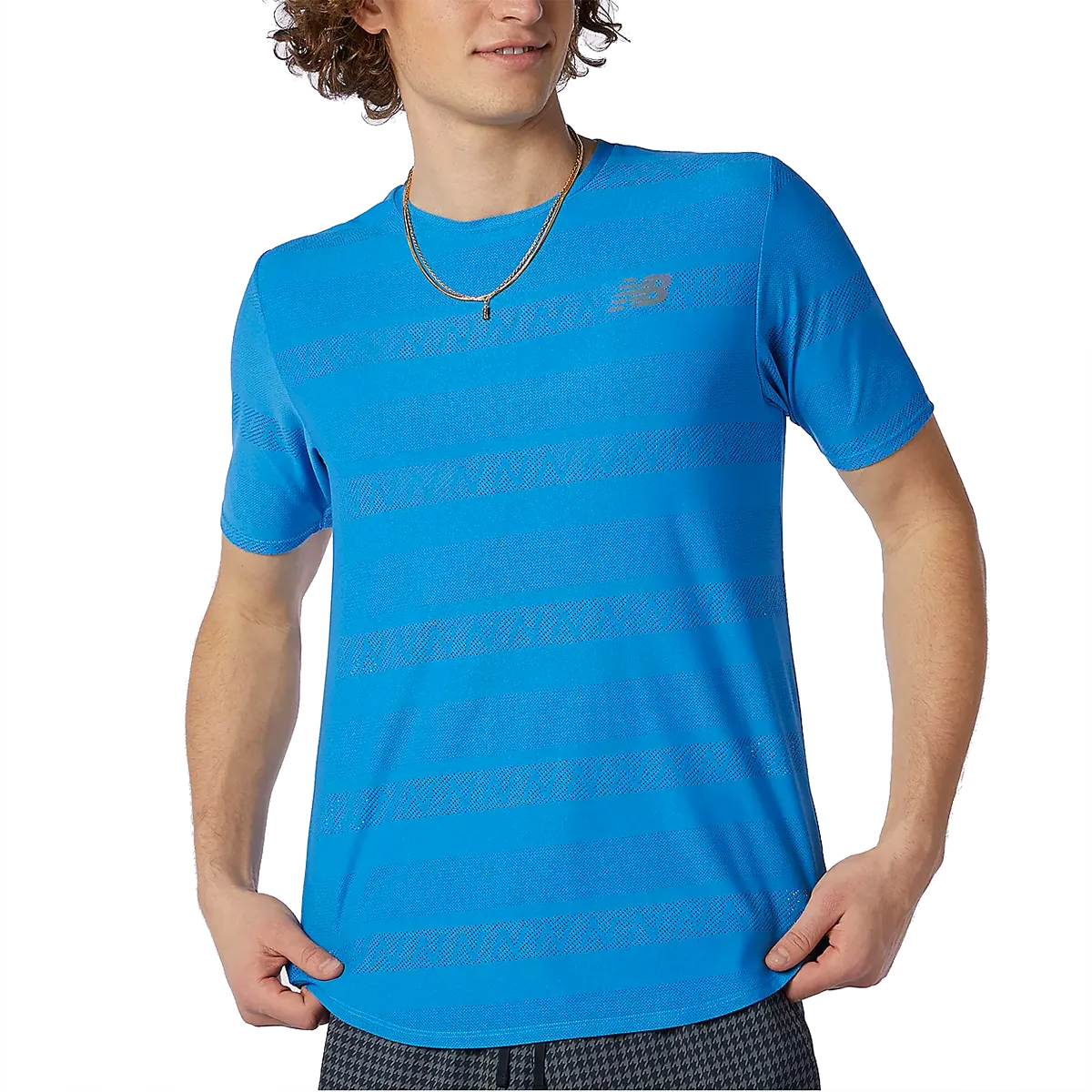 Men's Q Speed Jacquard Short Sleeve dry cleanable