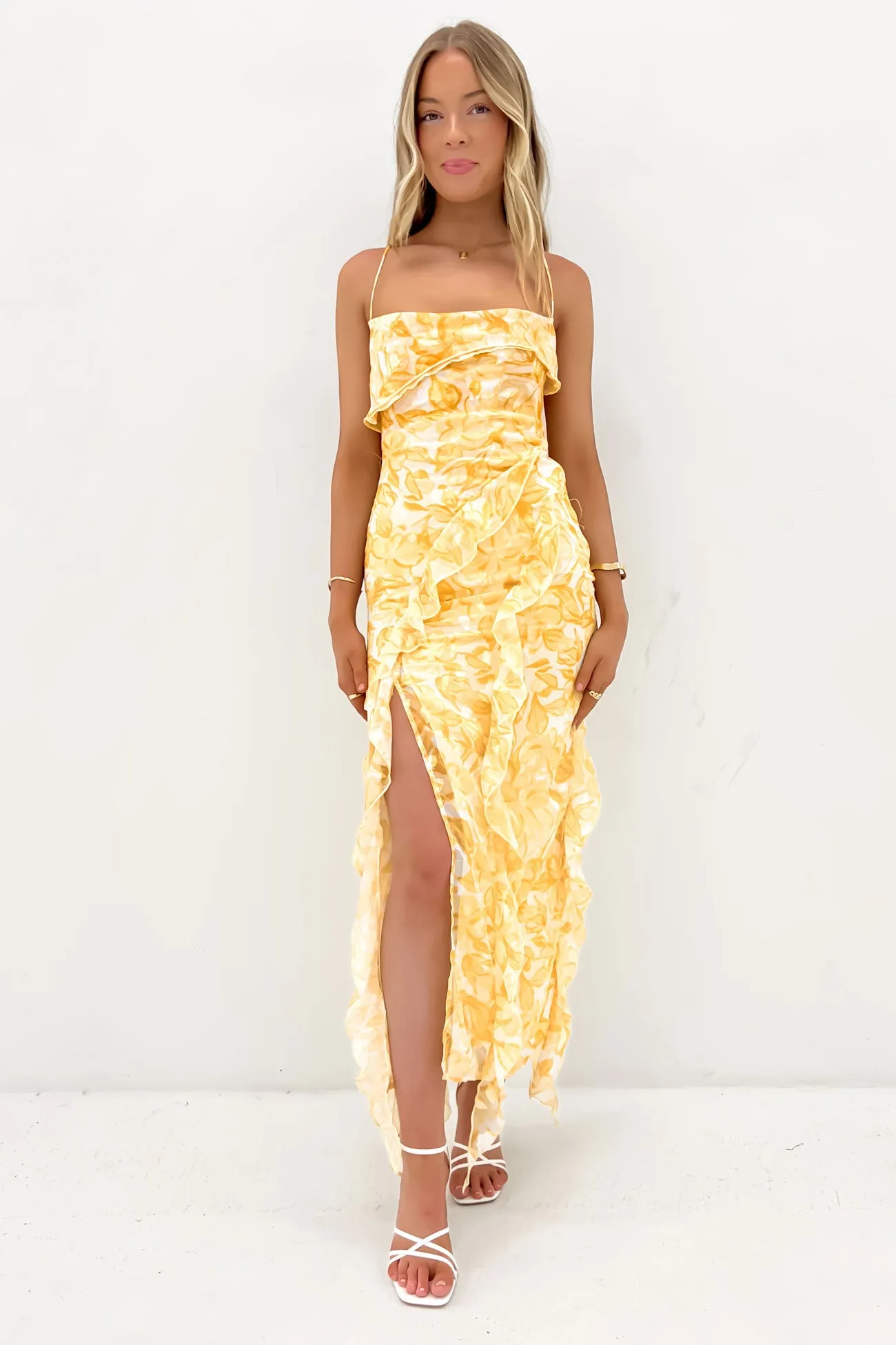 perfect for events Travel piece Loz Maxi Dress Saffron