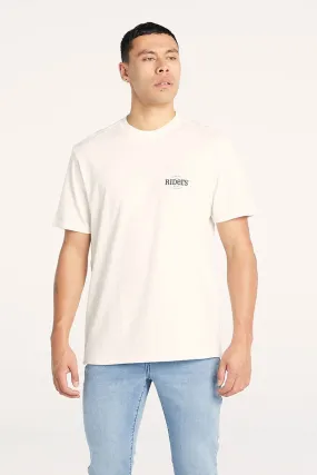 Chill Fit Riders EST 1934 Tee Vintage White
