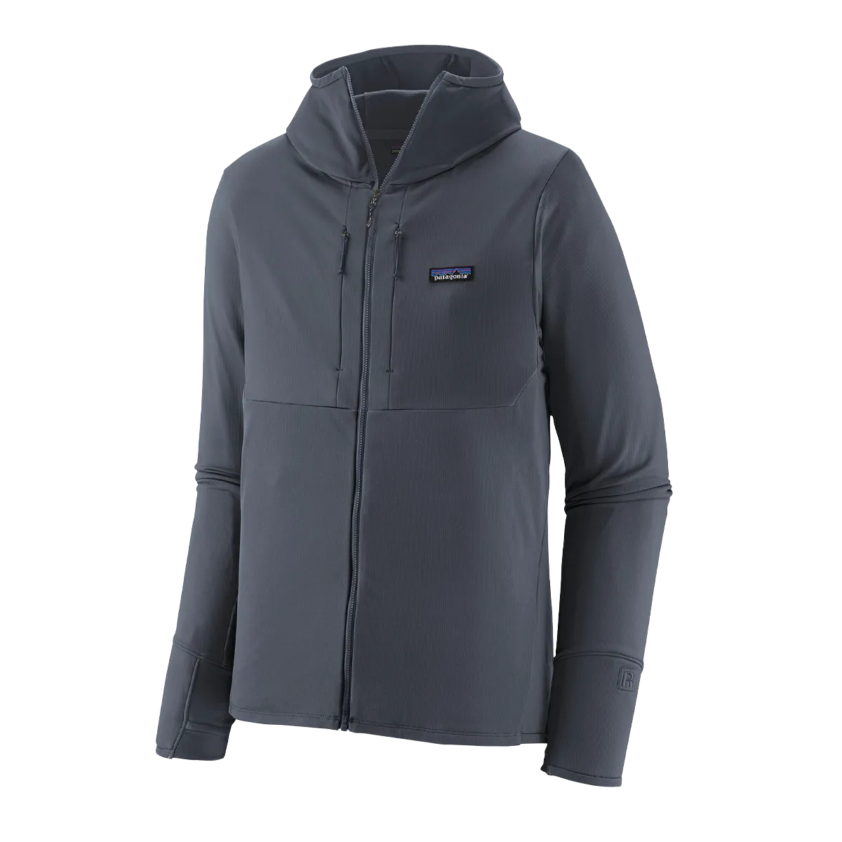 Men's R1 Thermal Full-Zip Hoody Sporty Casual Recycled Material Blend