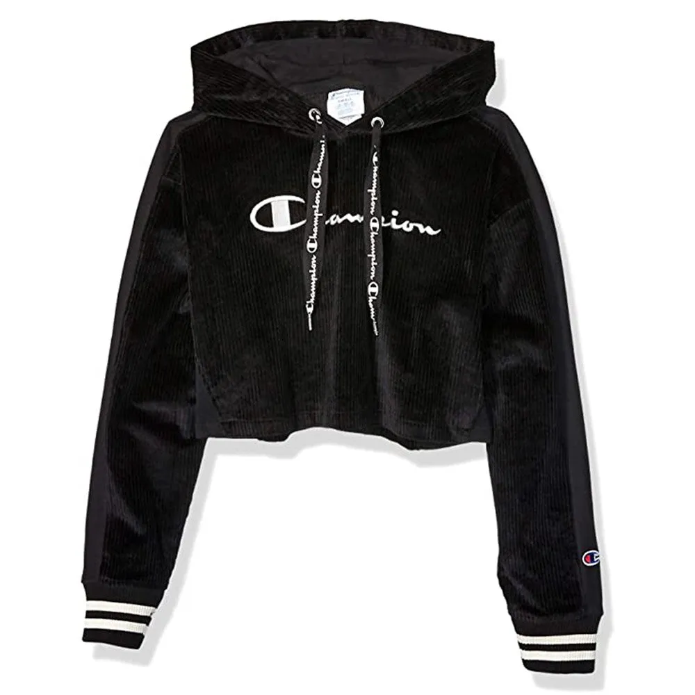 Cropped Hoodie Women Pockets
