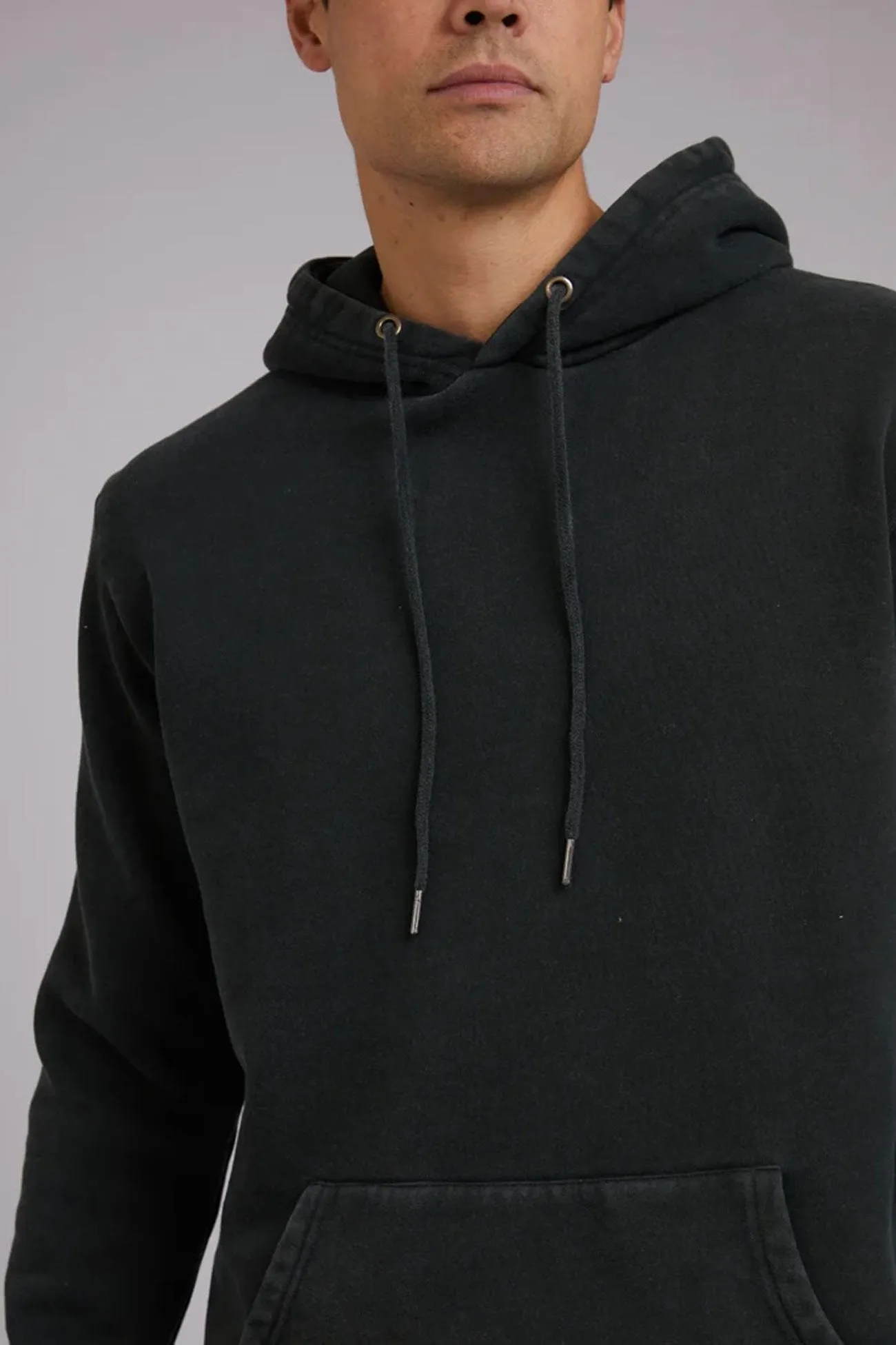 UV Protective Soft Touch Curved Hem Hoody Dark Green