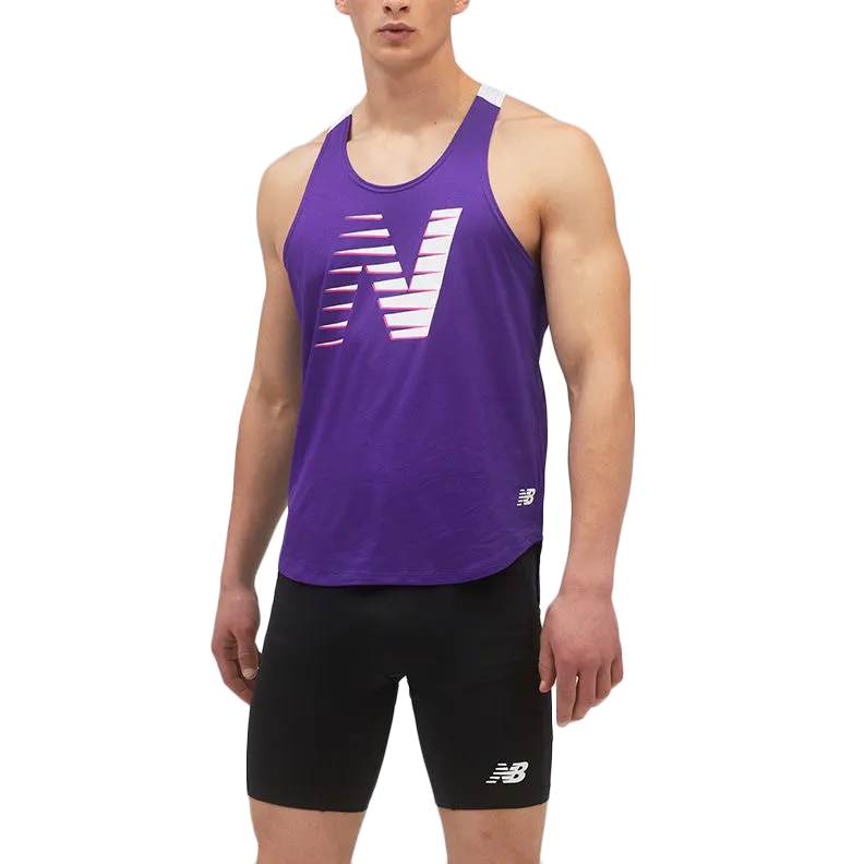 Indoor Event Men's Fast Flight Printed Singlet
