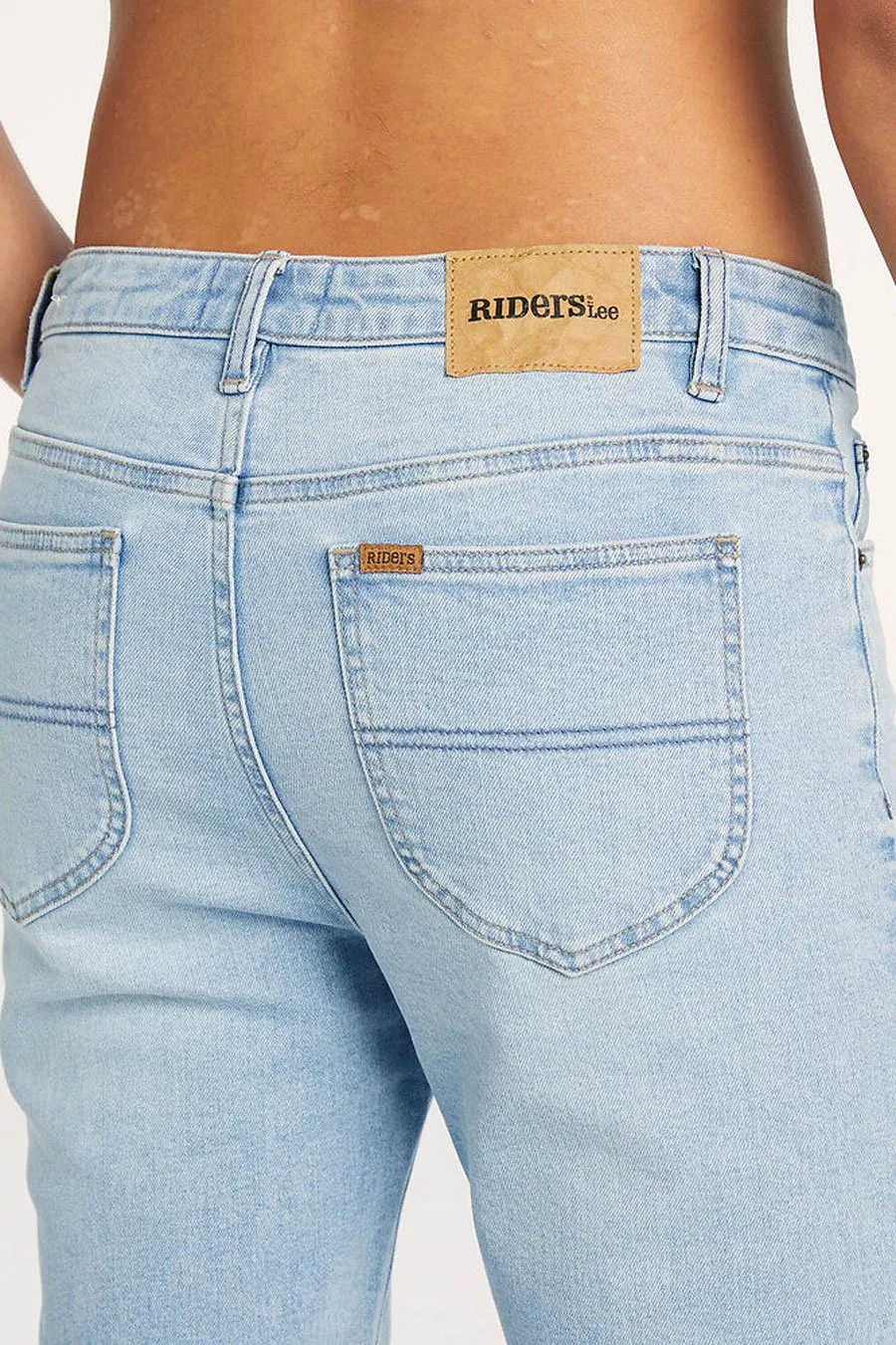 Student Outfit Streetwear Fan Abrasion Resistance R3 Slim Straight Jean Timeless Blue