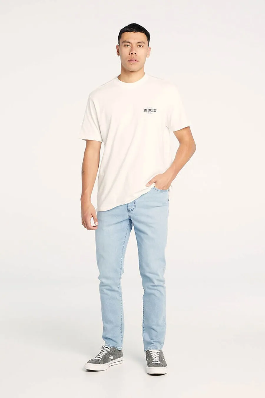 Rainy Day Vintage Lover Smooth Feel R3 Slim Straight Jean Timeless Blue