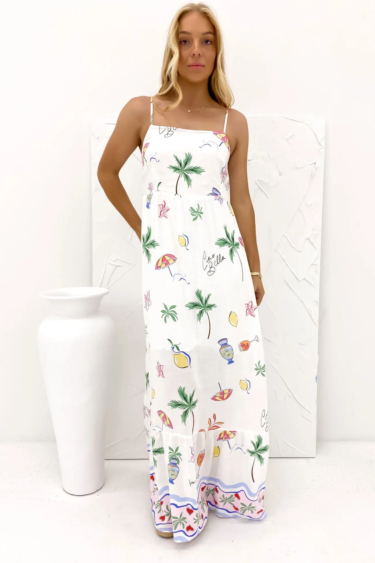 Dakota Maxi Dress Dolce Luxe Touch Fashionable Layer