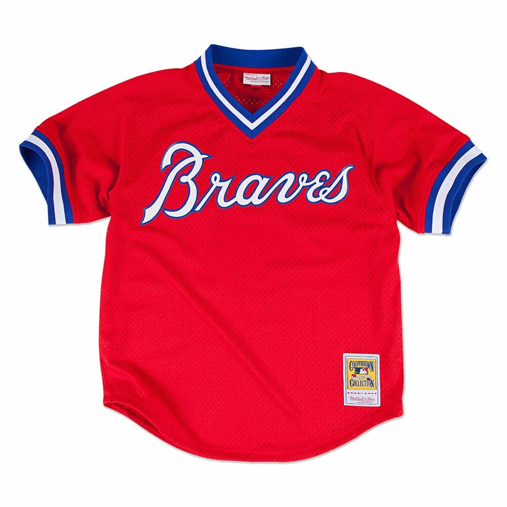 Machine Washable Durability Dale Murphy Atlanta Braves 1980 Throwback Batting Practice Jersey