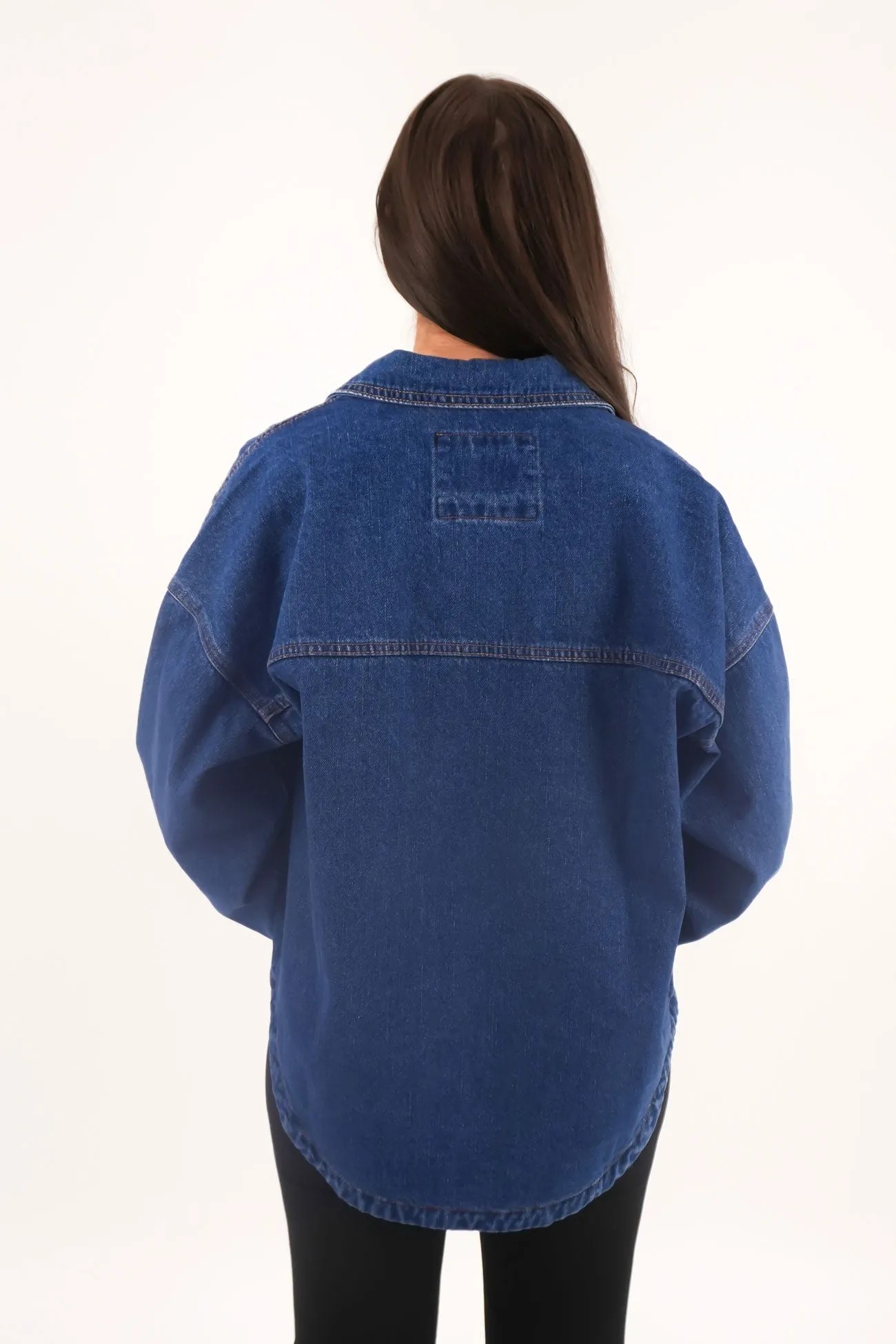 Dale Shacket Heritage Blue ErgonomicSleeveCut