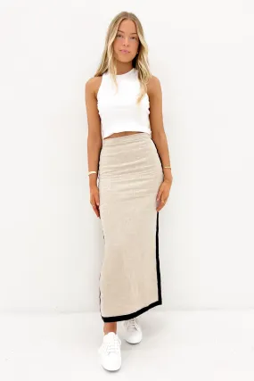 Darcy Midi Skirt Beige hypoallergenic material