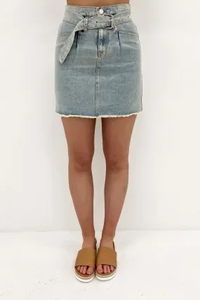 Dash Denim Mini Skirt Light Blue City Mood Material Innovation