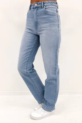 Softened Fabric A 94 High Straight Jean Gina
