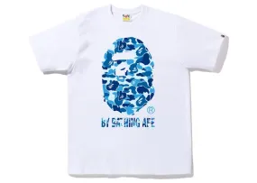 Snapped Bape Abc Camo By Bathing Ape Tee White/Blue