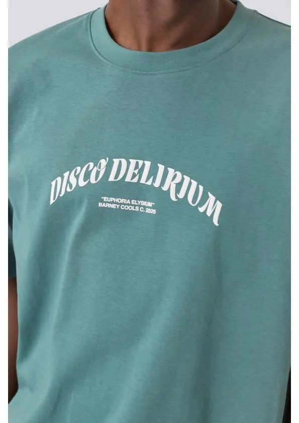 Delirium Tee College Green Seam Free Back Smooth Neckline