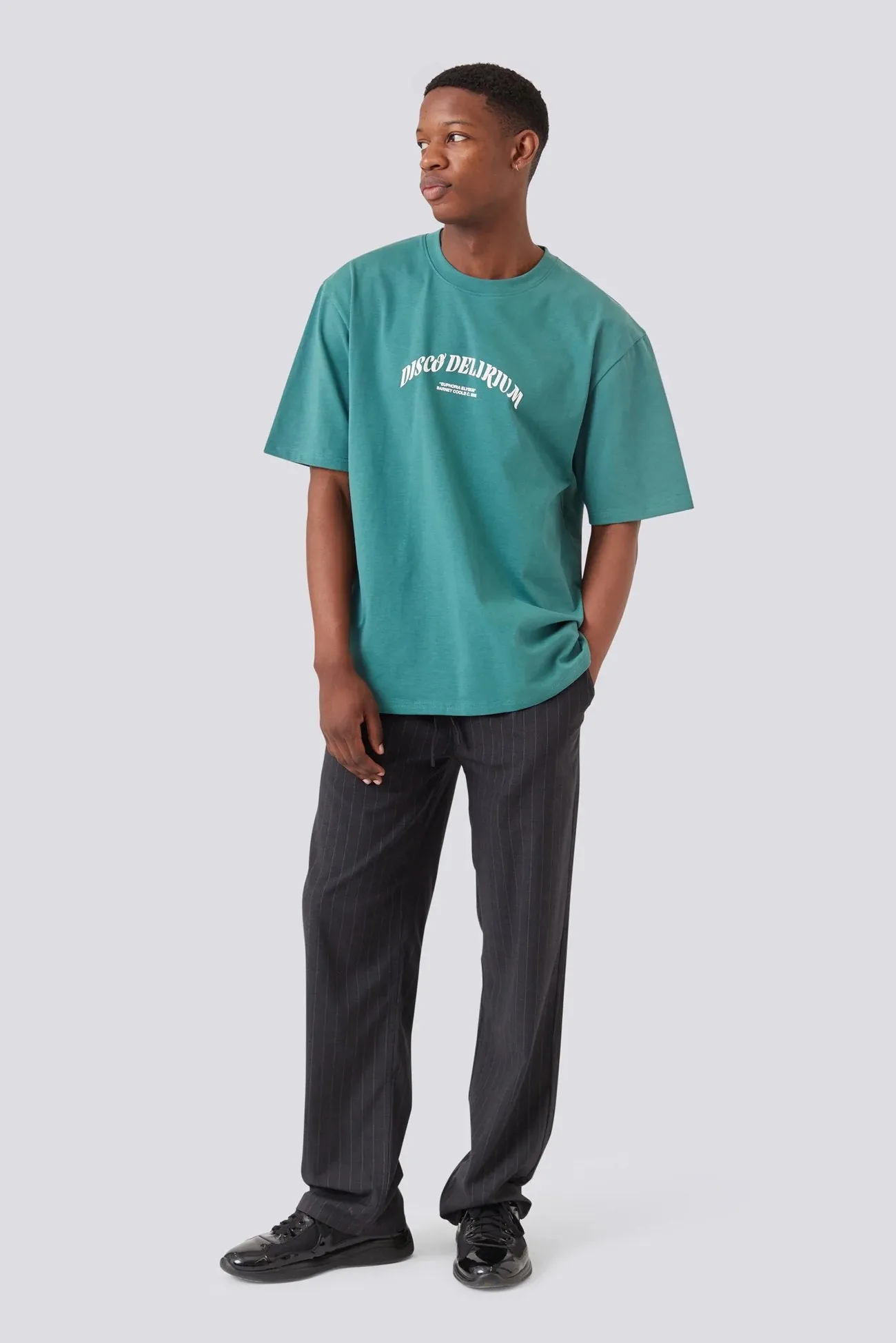 Delirium Tee College Green Casual everyday wear Chic and Cozy