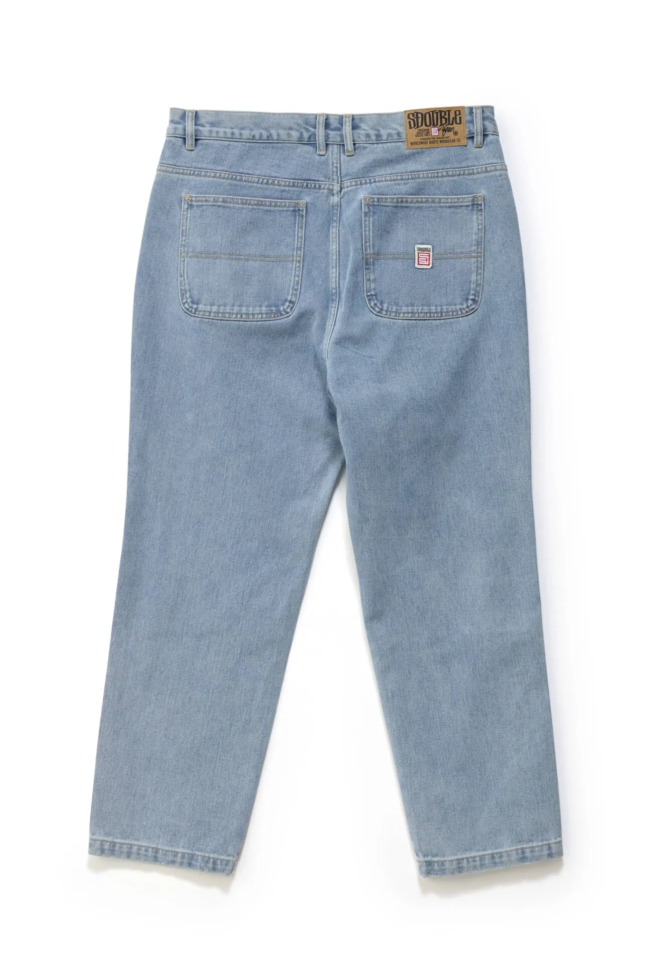 Denim Standard Jean Fade Wash Office Wear Modern
