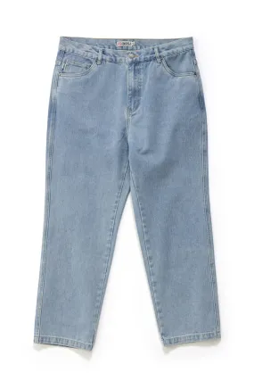 Denim Standard Jean Fade Wash Festival Outfit Affordable Sunny Vibes Couple Look Lightweight