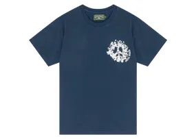 Denim Tears Denim University Tee Navy Ribbed cuff Collapsible