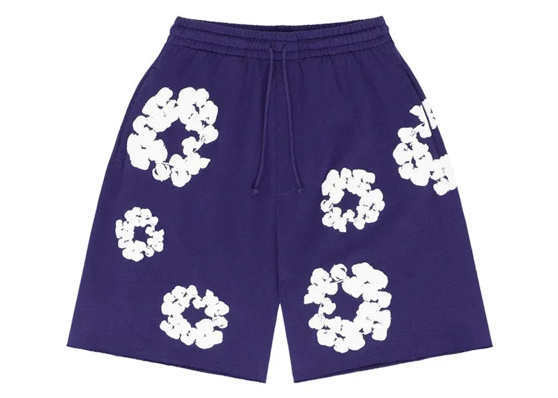 budget-friendly Denim Tears The Cotton Wreath Shorts Purple