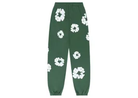 Denim Tears The Cotton Wreath Sweatpants Green Luxury Fabric Quality craftsmanship