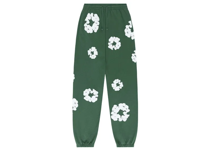 Lightweight Material Denim Tears The Cotton Wreath Sweatpants Green