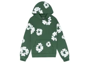 Velcro fastening Polished Look Denim Tears The Cotton Wreath Sweatshirt Green