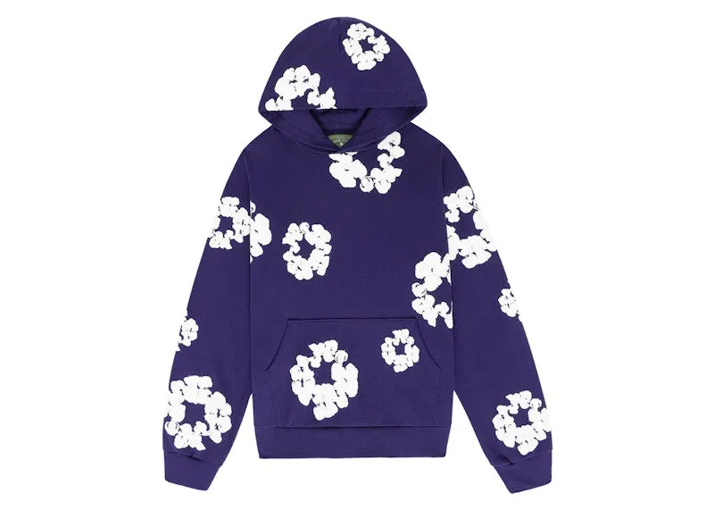 Denim Tears The Cotton Wreath Sweatshirt Purple Button Down Shirred