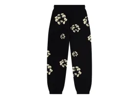 natural fabric Denim Tears X Cpfm Cactus Tears Wreath Sweatpants Black