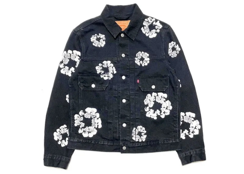 Denim Tears X Levi'S Jacket Black Premium Quality