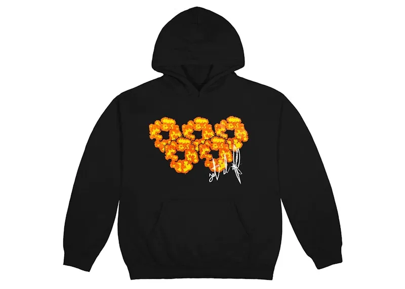 Strapped Denim Tears X Offset Hoodie Black