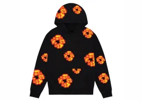 Denim Tears X Offset Wreath Hoodie Black Anti - pilling Anti-wrinkle