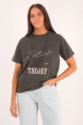 graduation Anti Pilling Treatment Departed Tee Coal
